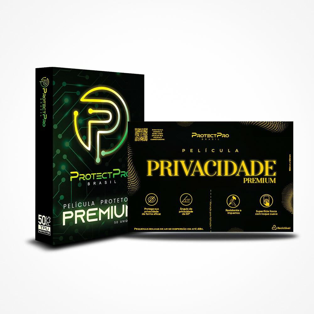 Película TPU Privacidade Premium — 25 unidades — ProtectPro Brasil