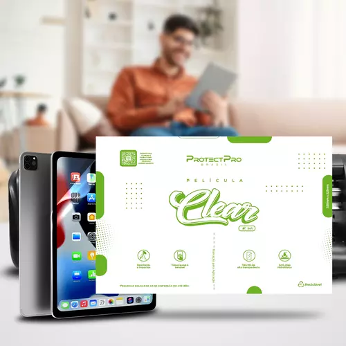 Película TPU Clear Tablet 13 polegadas ProtectPro — foto 4