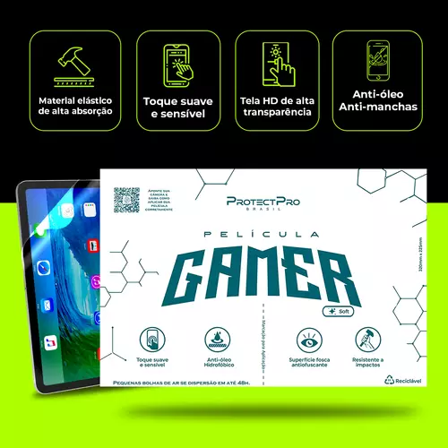 Película TPU Gamer Tablet 11 polegadas ProtectPro — foto 3