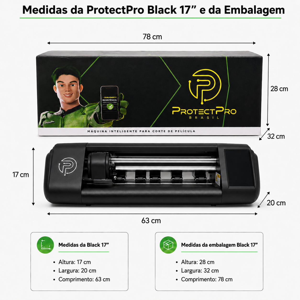 Máquina de Corte de Películas ProtectPro Black 17" - Imagem 4